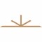 Ekena Millwork Saratoga Timber Gable Bracket, Western Red Cedar, 108"W x 31 1/2"H x 3 1/2"D x 3 1/2"F, 7/12 Pitch GBW108X31X0404SAR00SWR - alternate 1